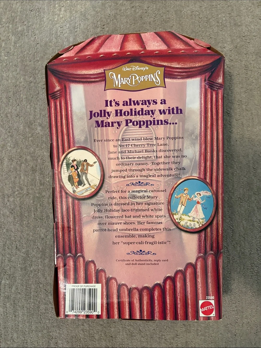 Disney Mary Poppins Jolly Holiday Edition Doll - White & Red